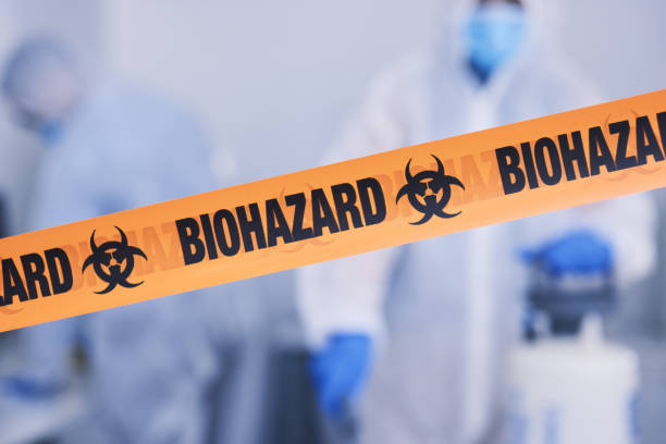 Professional Biohazard technician working in Tynan, TX